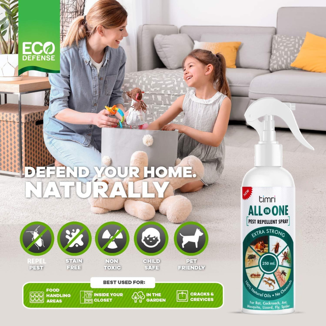 TIMRI All in One Repellent Spray | Multi-Purpose Pest Repellent for Home