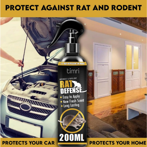 TIMRI Rat Repellent Spray for Home & Kitchen | Natural Rodent Repellent