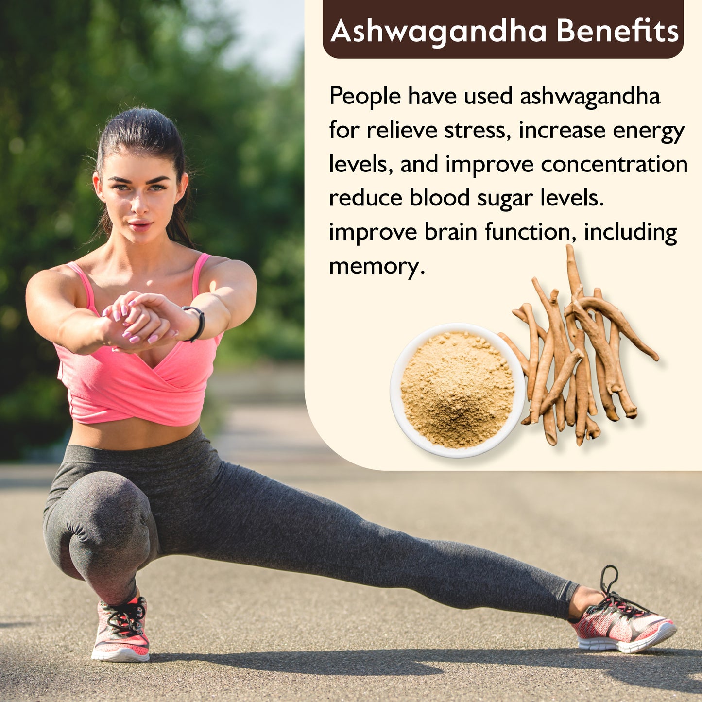 Timri Premium Ashwagandha Powder (100gm ) | Stress Relief, Energy Boost & Hormonal Balance