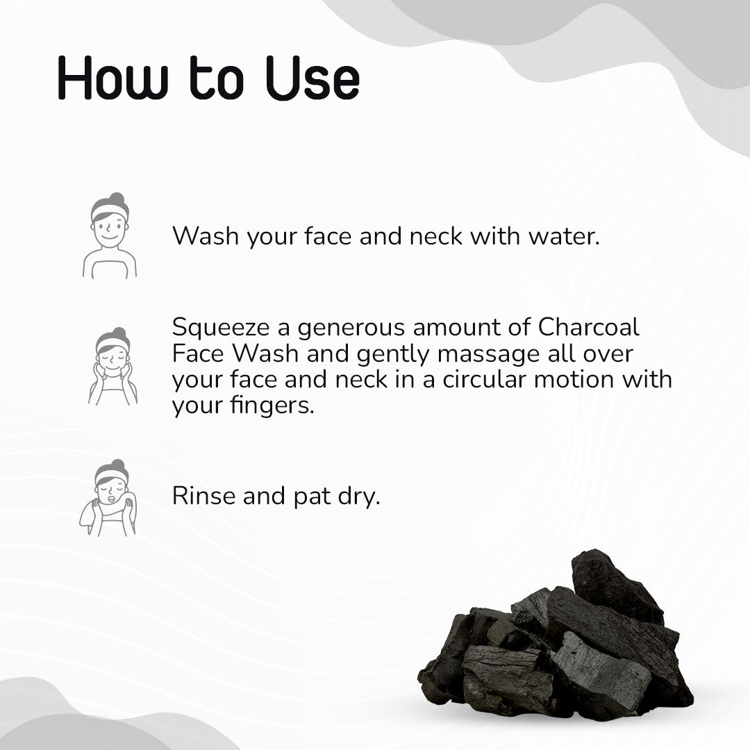 TIMRI Oily Skin Brightening Combo of Charcoal Face Wash & Under Eye Cream (100ml & 30ml)