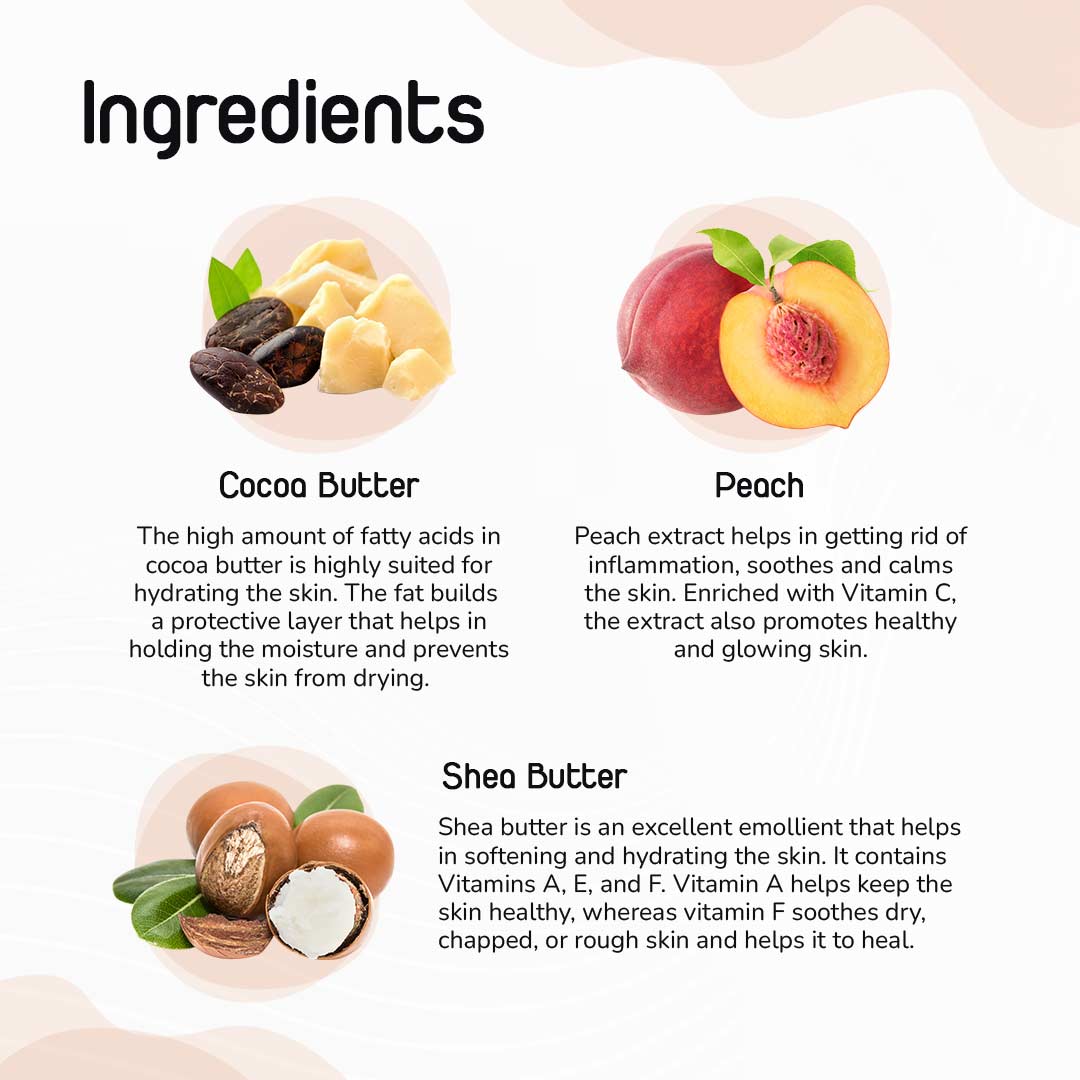 TIMRI Peach Body Butter Moisturizer for Winter- 100ml