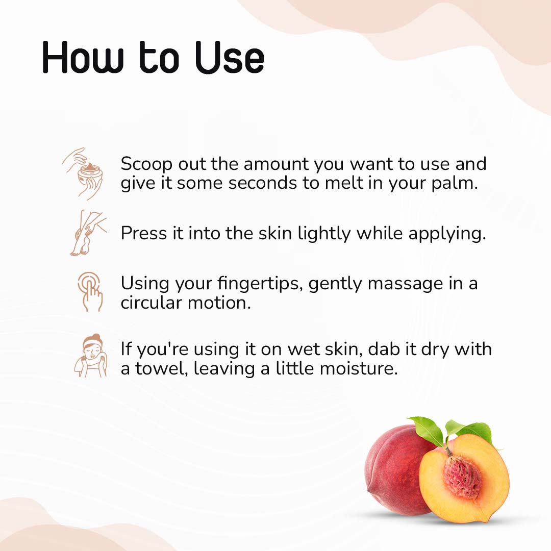 TIMRI Peach Body Butter Moisturizer for Winter- 100ml