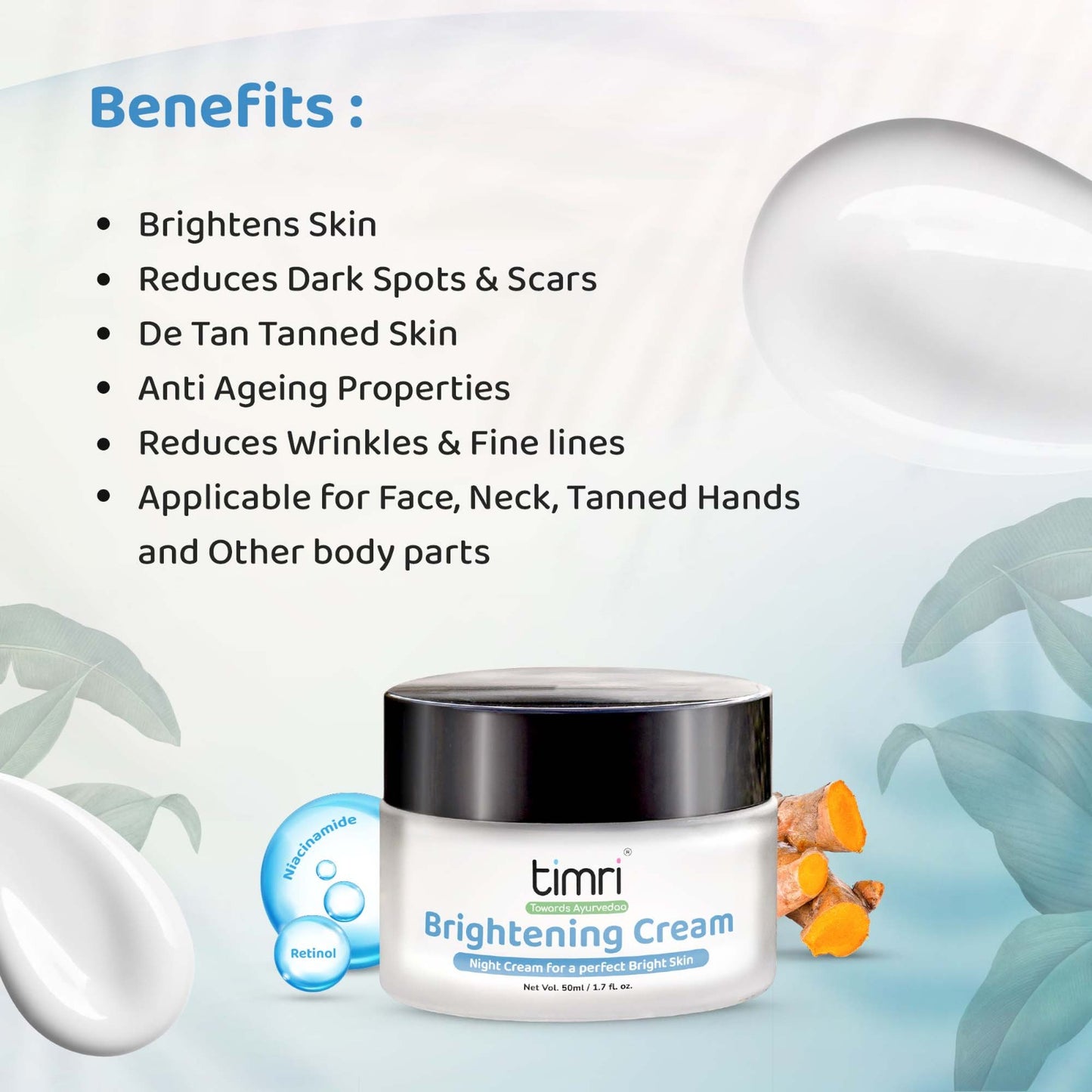 TIMRI Face Glow Kit For Cleansing, Glowing and Under Eye (100ml, 50ml & 30ml)