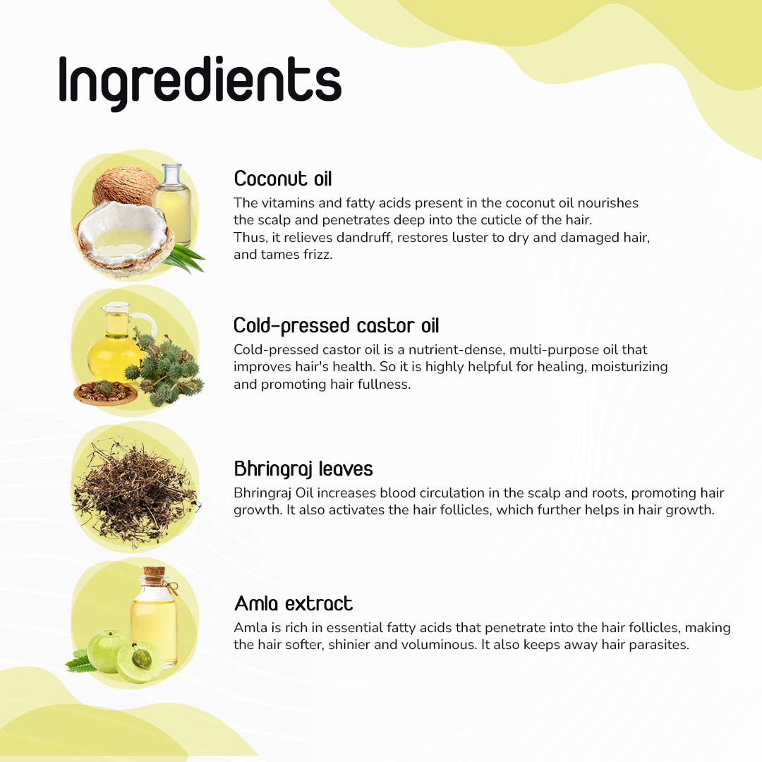 TIMRI Anti Hair Fall Combo of Keratin Protein Shampoo and Jadibutti Hair Oil (200ml & 100ml)