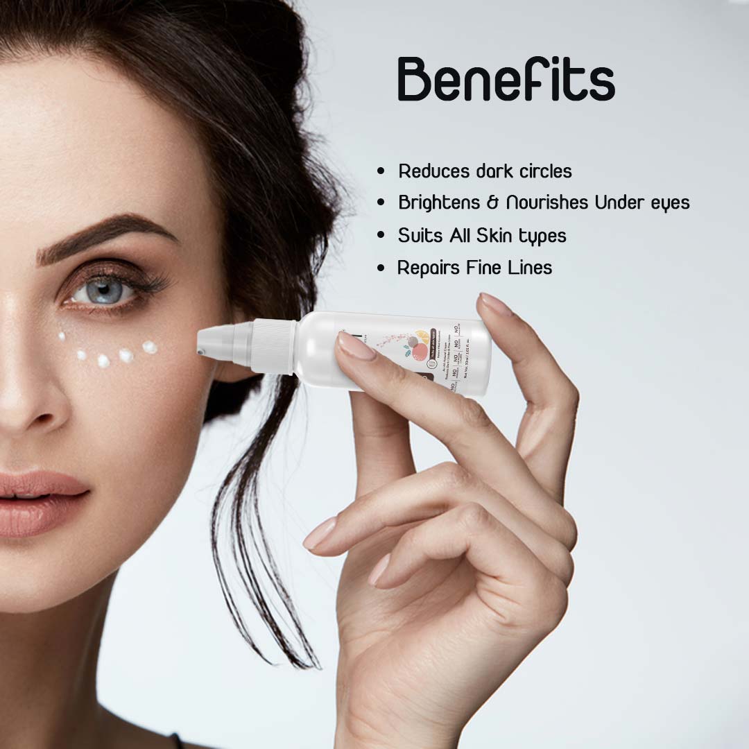 TIMRI Best Under Eye Cream for Dark Circles in India - 30ml