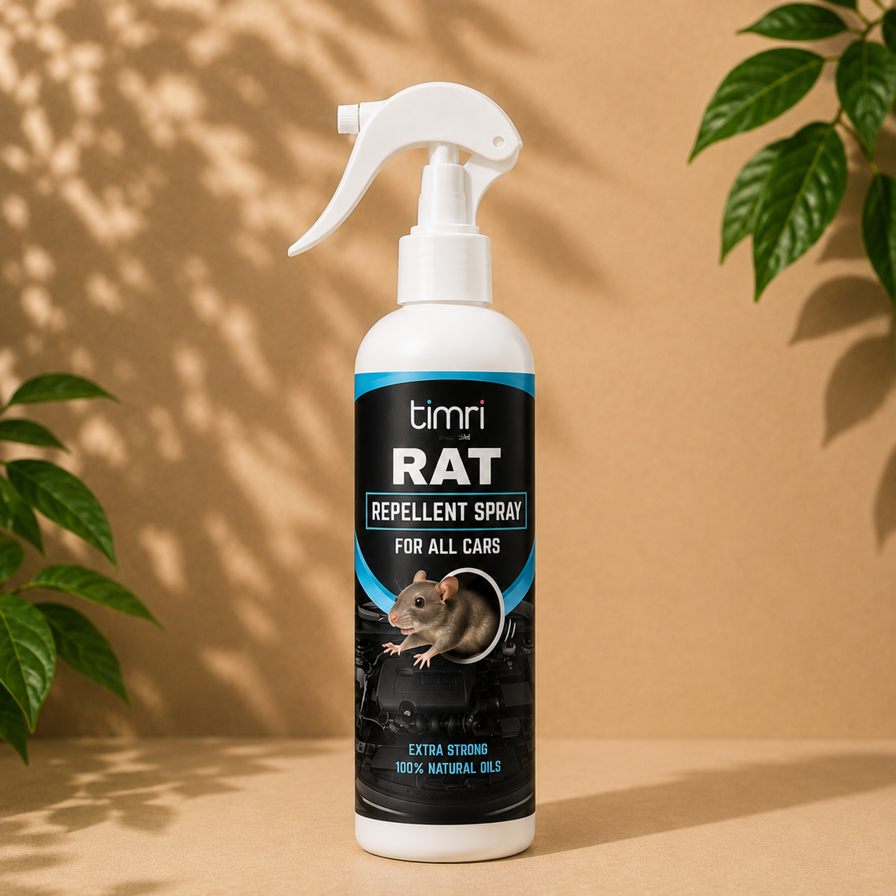 TIMRI Rat Repellent Spray | Herbal Rat & Mouse Repellent for Home