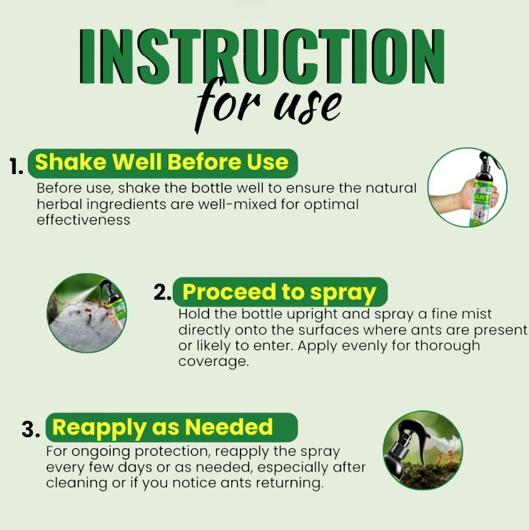 TIMRI Ant Repellent Spray | Natural Ant Repellent for Home & Kitchen