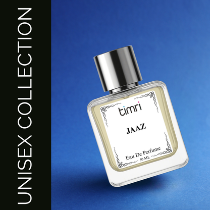 TIMRI JAAZ Perfume for Men & Women | Premium Long Lasting Eau De Parfum | Luxury Unisex Fragrance | Fresh, Woody & Musky Scent