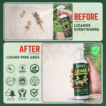 TIMRI Lizard Repellent Spray | Natural Lizard Repellent for Home
