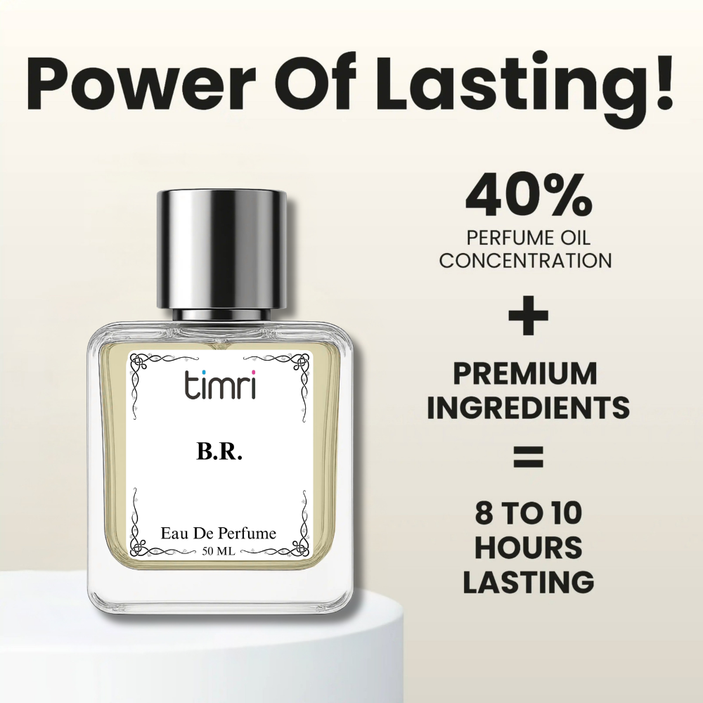 TIMRI B.R. Perfume | Long Lasting Premium Eau de Parfum for Men & Women