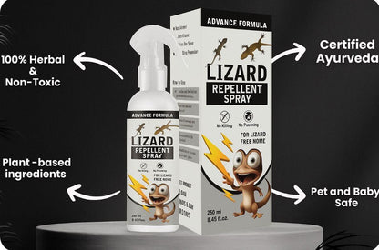 TIMRI Gecko & Lizard Repellent Spray | Herbal Lizard Repellent for Home & Office