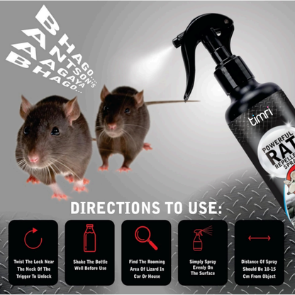 TIMRI Rodent Repellent Spray | Natural Rat & Mouse Repellent