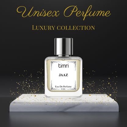 TIMRI JAAZ Perfume for Men & Women | Premium Long Lasting Eau De Parfum | Luxury Unisex Fragrance | Fresh, Woody & Musky Scent