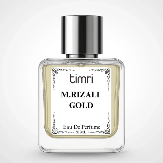 TIMRI M. RIZALI GOLD Perfume for Men – Musk-E-Rizali Gold Inspired, Long-Lasting Eau De Parfum