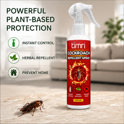 TIMRI Cockroach Repellent Spray | Natural Cockroach Repellent for Home & Kitchen