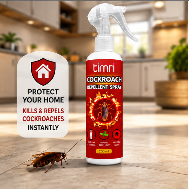 TIMRI Cockroach Repellent Spray | Natural Cockroach Repellent for Home & Kitchen