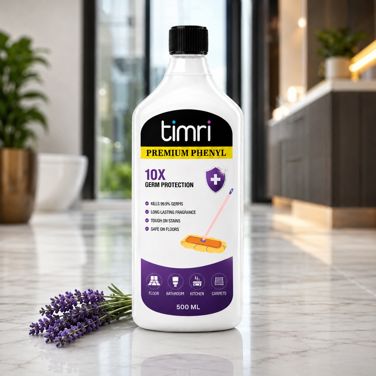 TIMRI Natural Phenyl Floor Cleaner – Fresh & Effective Household Cleaning Liquid
