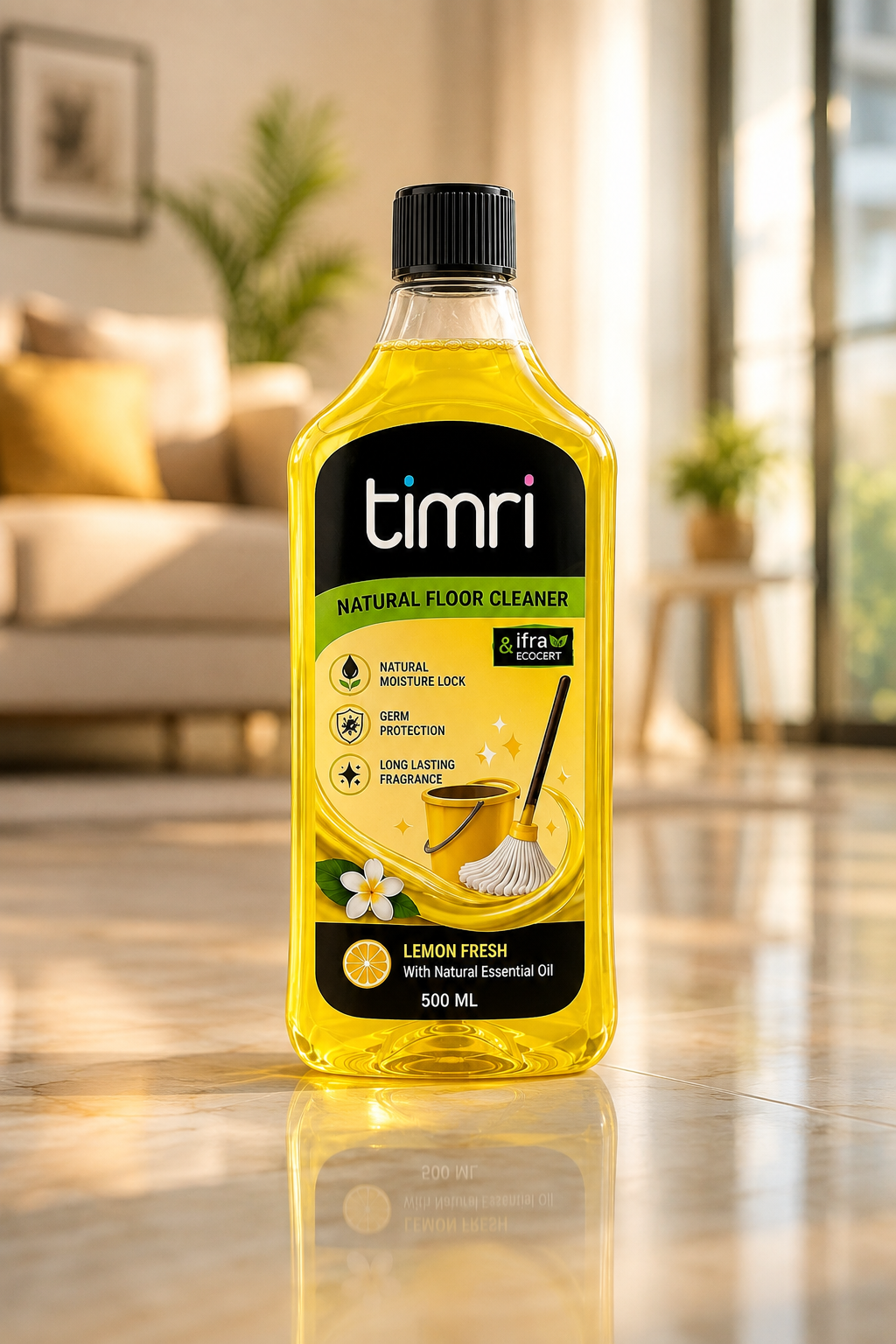 TIMRI Natural Floor Cleaner – Effective Floor Cleaning Liquid for Home & Daily Use