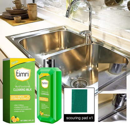 TIMRI Cleaning Milk | Cream Cleaner for Kitchen, Bathroom & Stainless Steel