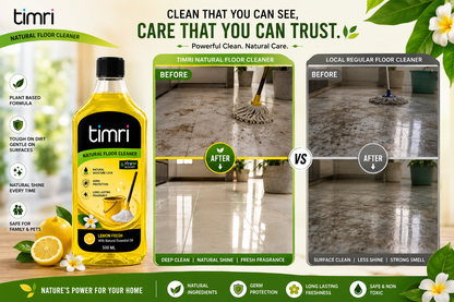 TIMRI Natural Floor Cleaner – Effective Floor Cleaning Liquid for Home & Daily Use