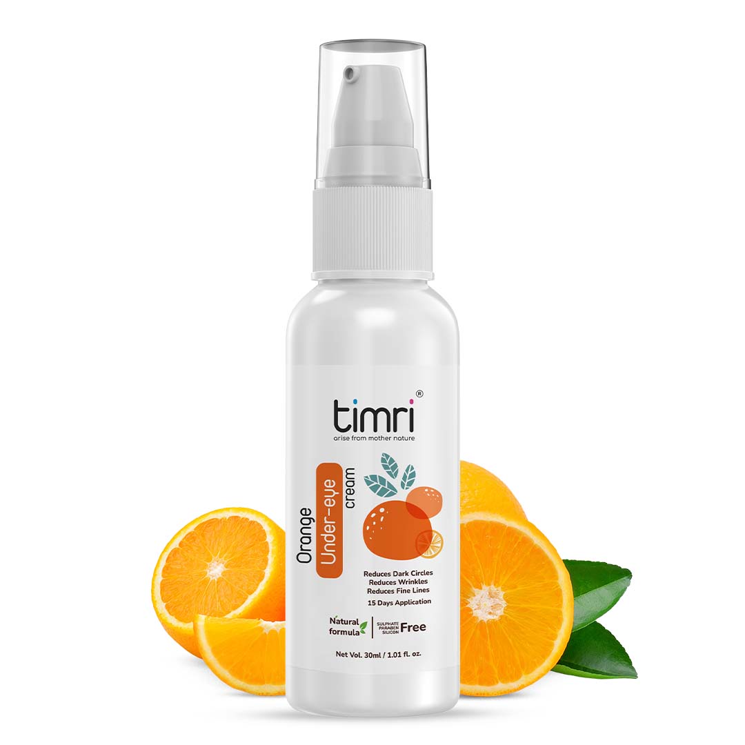 TIMRI Orange Under Eye Cream to Reduce Deep Dark Circles in 15 days - 30ml