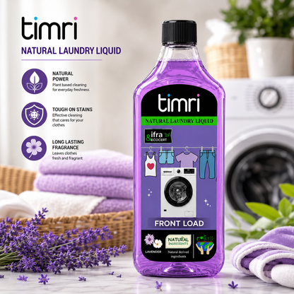 TIMRI Natural Laundry Liquid – Gentle Fabric & Clothes Cleaner for Daily Washing