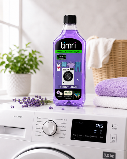 TIMRI Natural Laundry Liquid – Gentle Fabric & Clothes Cleaner for Daily Washing