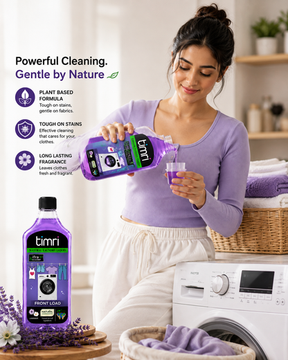 TIMRI Natural Laundry Liquid – Gentle Fabric & Clothes Cleaner for Daily Washing