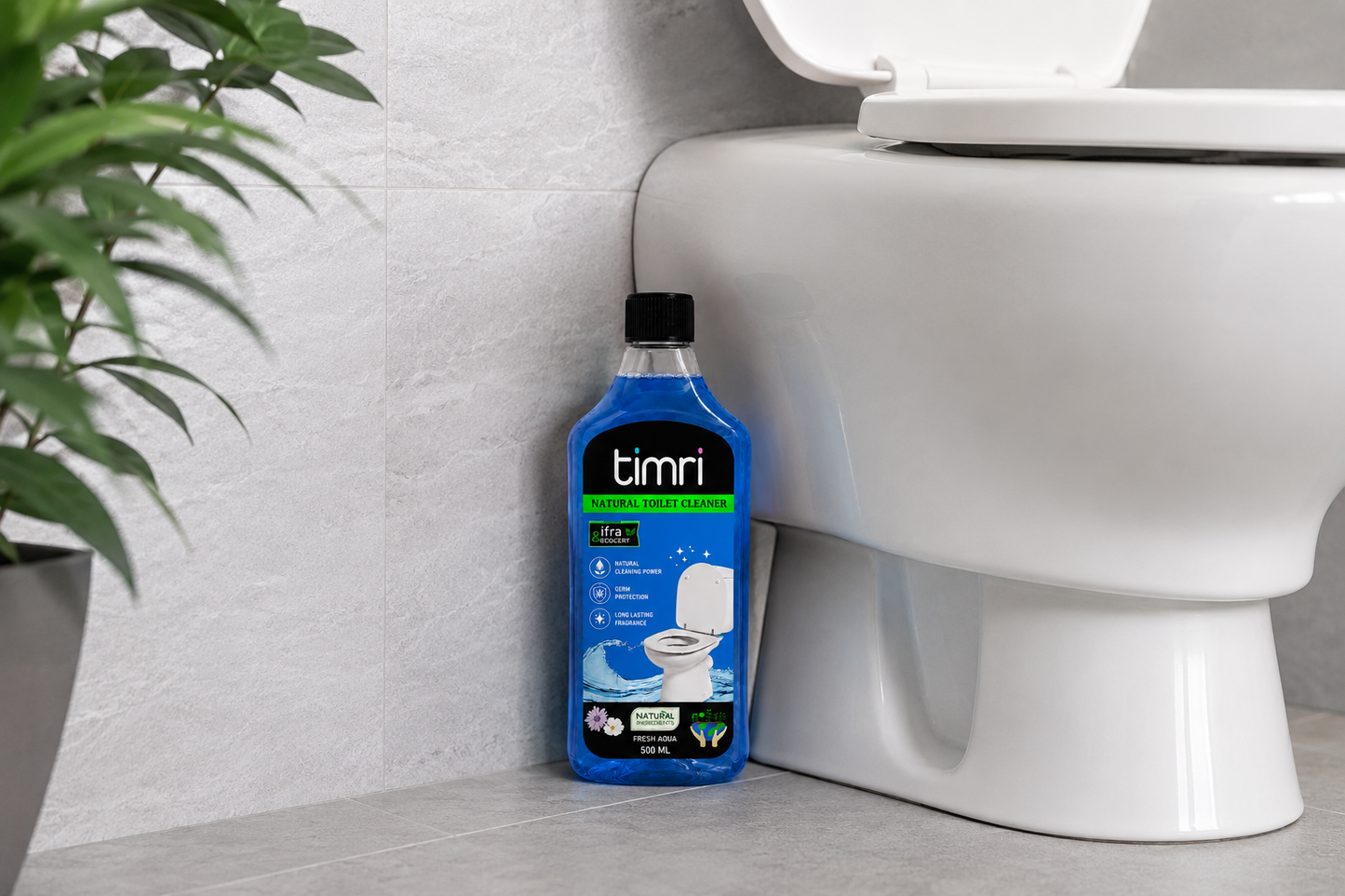 TIMRI Natural Toilet Cleaner – Powerful Bathroom & Toilet Cleaning Liquid