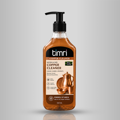 TIMRI Copper Cleaner – Natural Copper Utensil & Vessel Cleaning Liquid