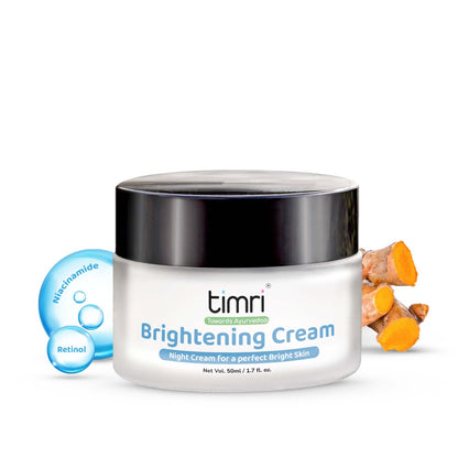 TIMRI Brightening Cream for Glowing Skin and Dark Spot Reduction - 50ml