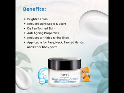 TIMRI Combo of Brightening Night Cream and Charcoal Face Wash for Dry Skin (50ml & 100ml)