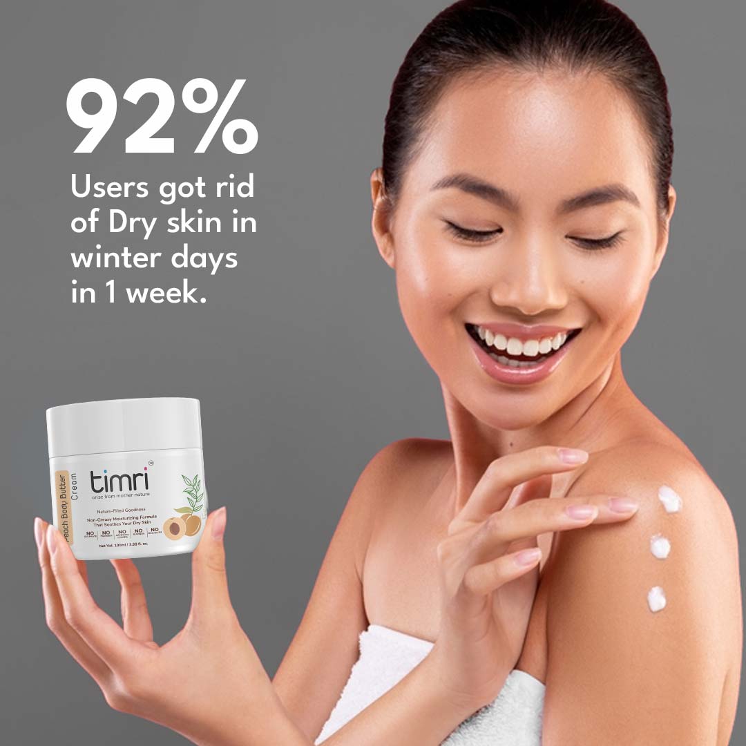 TIMRI Winter Skin Care Combo of Body Butter, Lip Balm & Lotion (100ml, 8gm & 200ml)