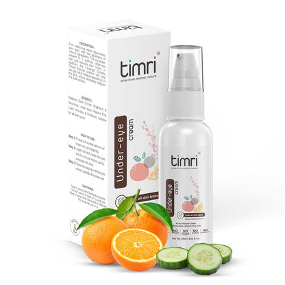TIMRI Best Under Eye Cream for Dark Circles in India - 30ml
